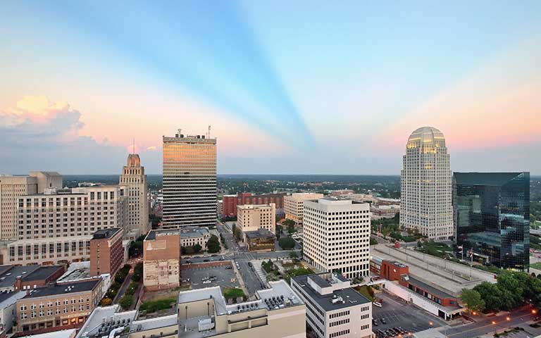 Winston-Salem skyline