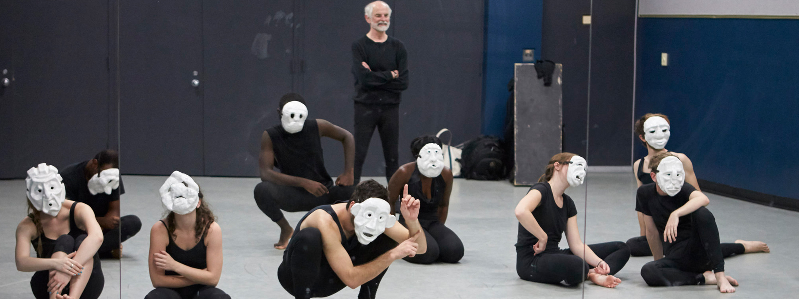 Mask class for drama students