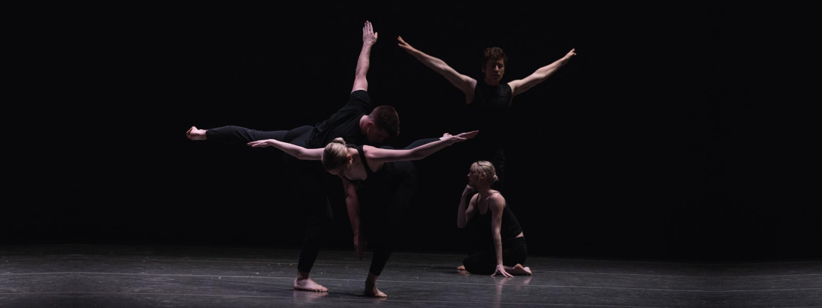 contemporary dancers on stage