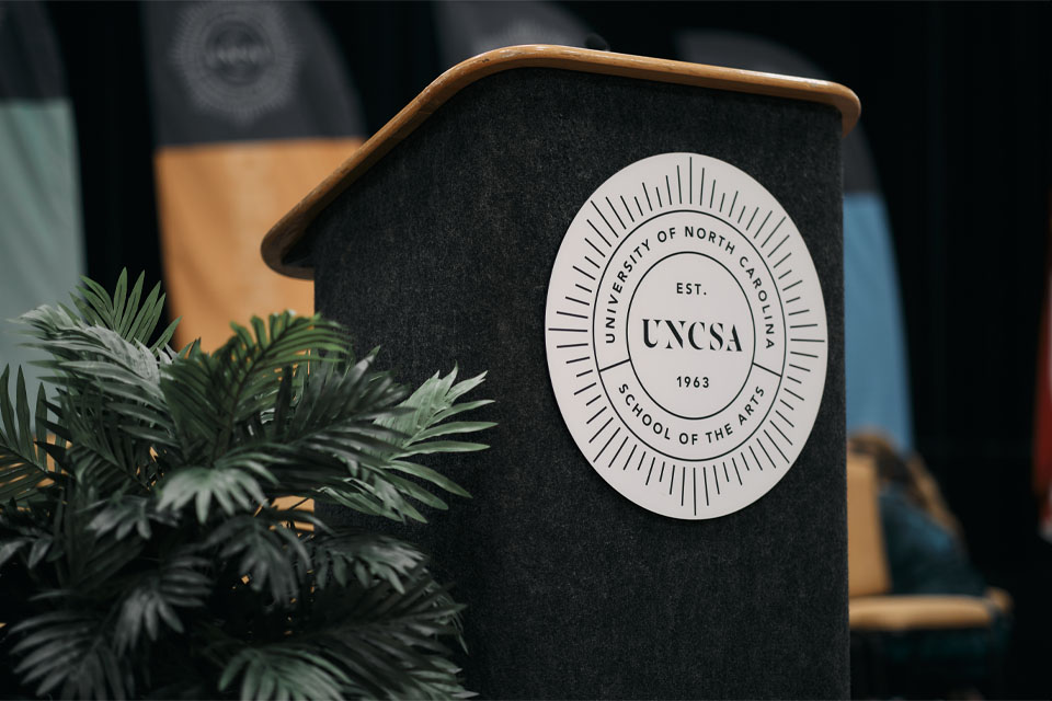 UNCSA podium