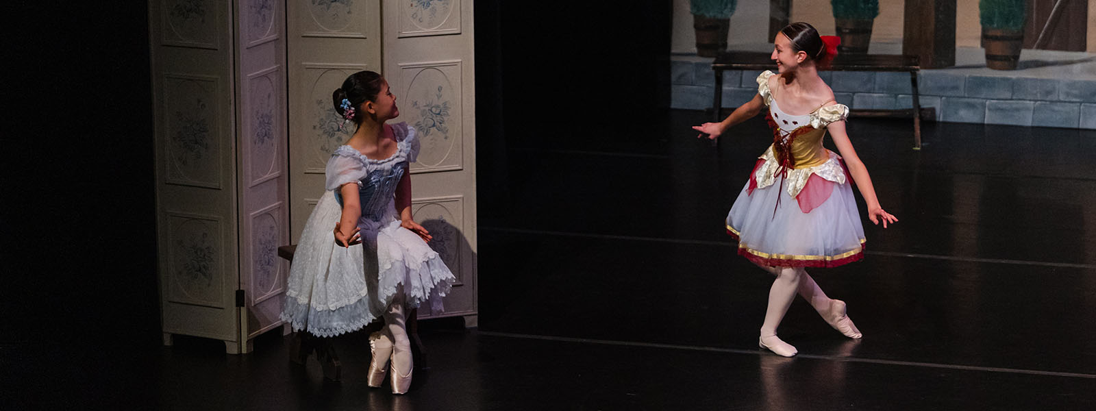 Prep Dance students on stage for a performance