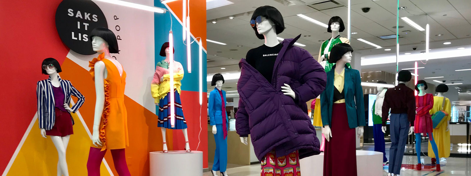 Display at Saks 5th Avenue