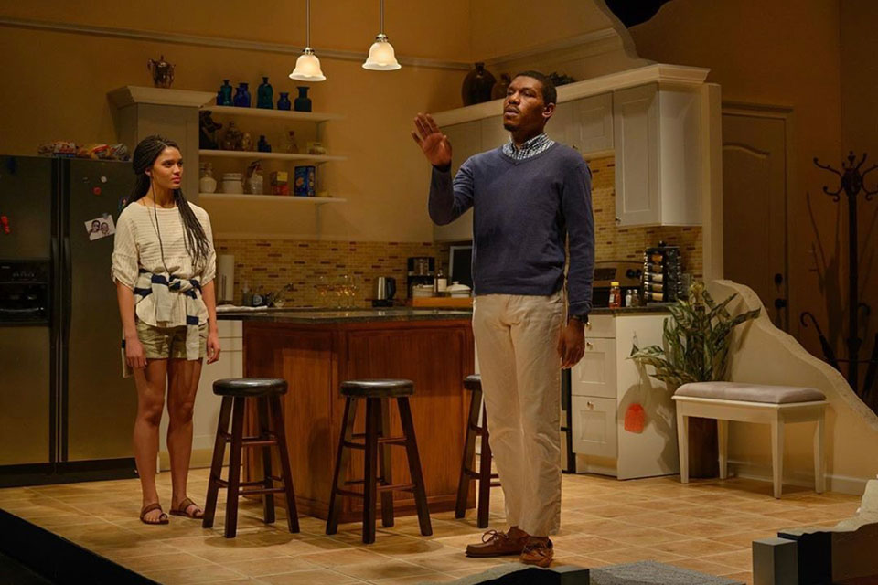 Lawrence Davis in an onstage performance