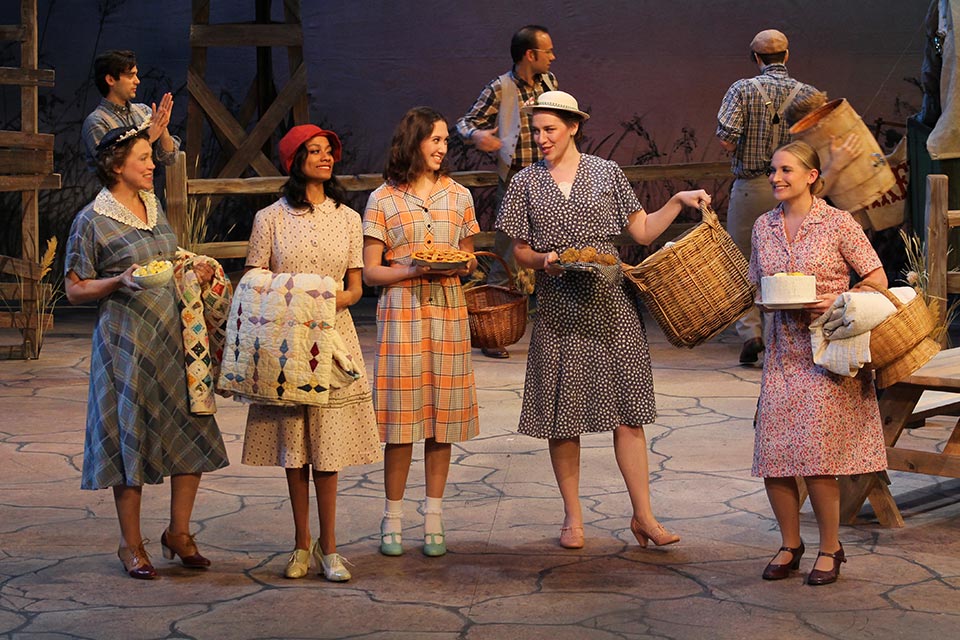 Maddy Brown on stage