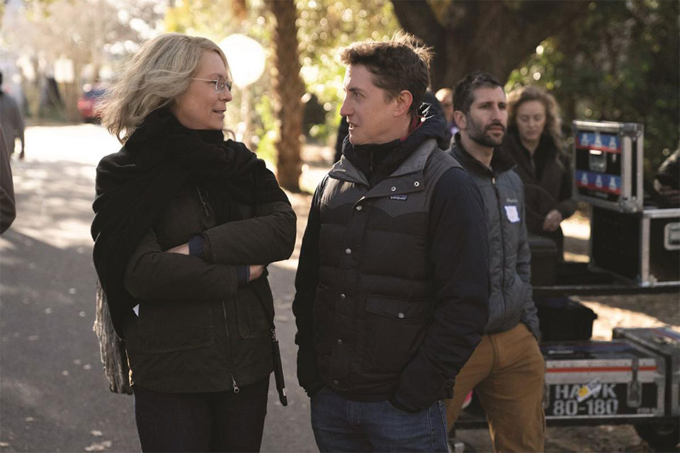 David Gordon Green and Jamie Lee Curtis