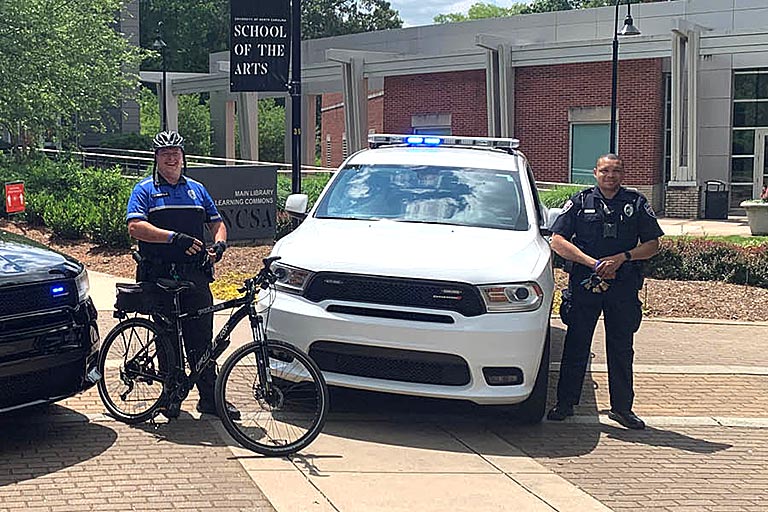 UNCSA police officers