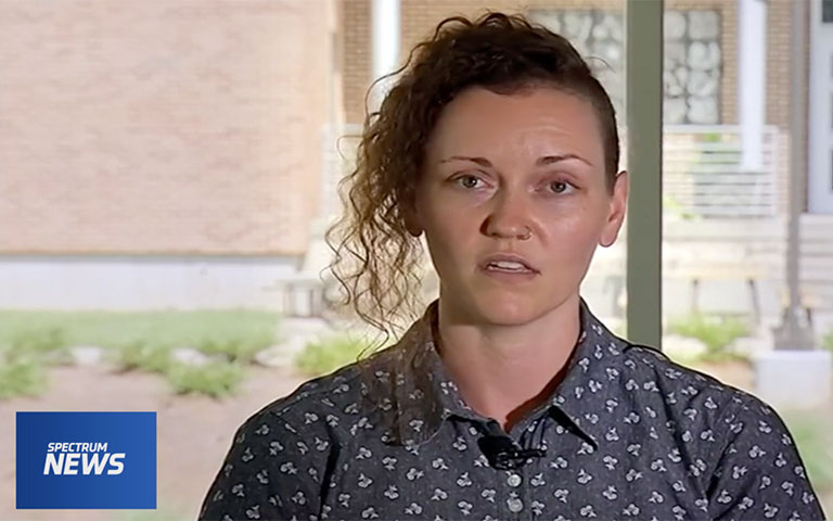 Screenshot from interview with Spectrum News