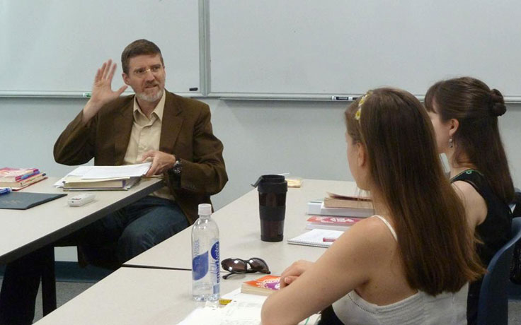 Hans Gabriel teaching