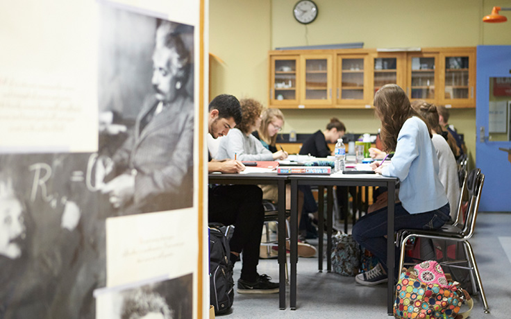 High School classroom