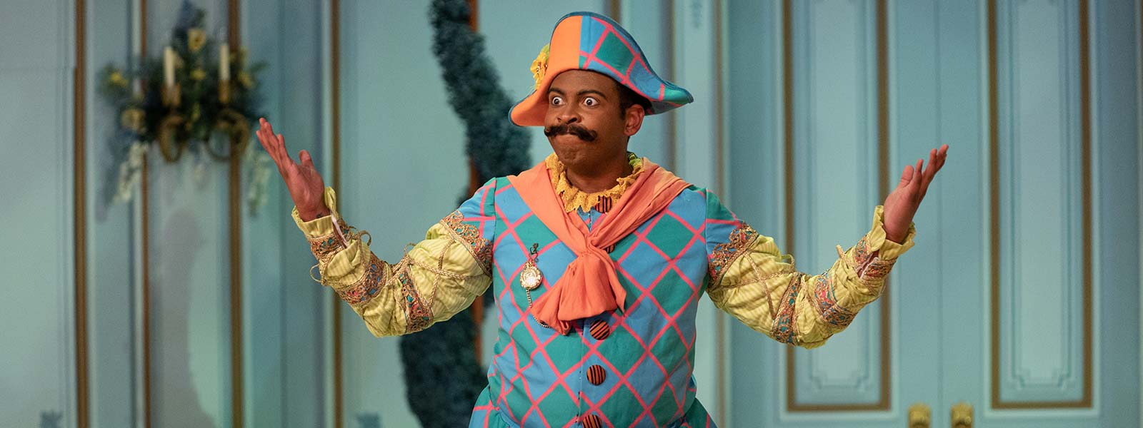 Fletcher Fellow André Peele performs in "Un avvertimento ai gelosi"