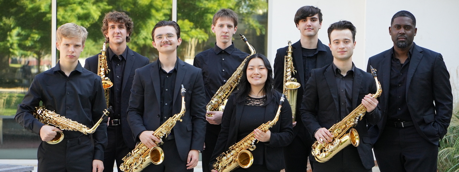 Saxophone studio shot