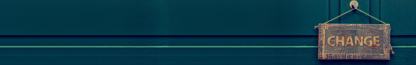 Change hanging on a wall