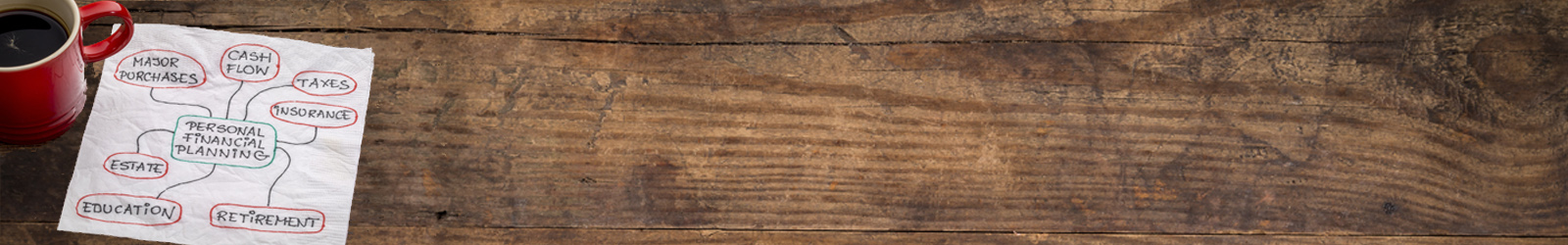 financial planning on a napkin