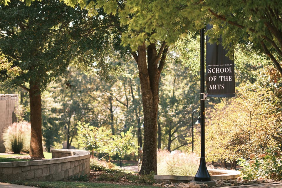UNCSA banner near SOM