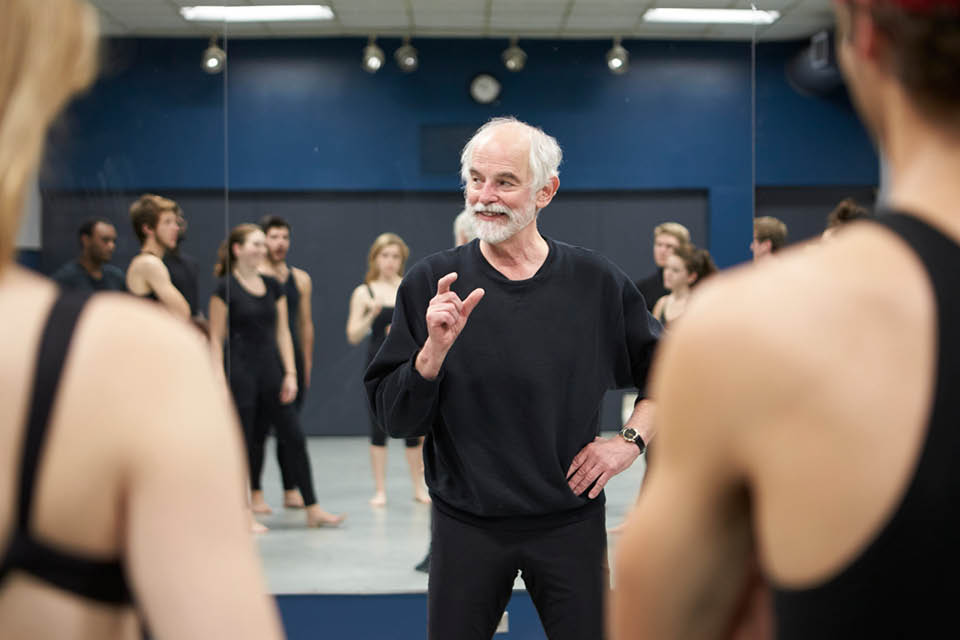 Robert Francesconi in class