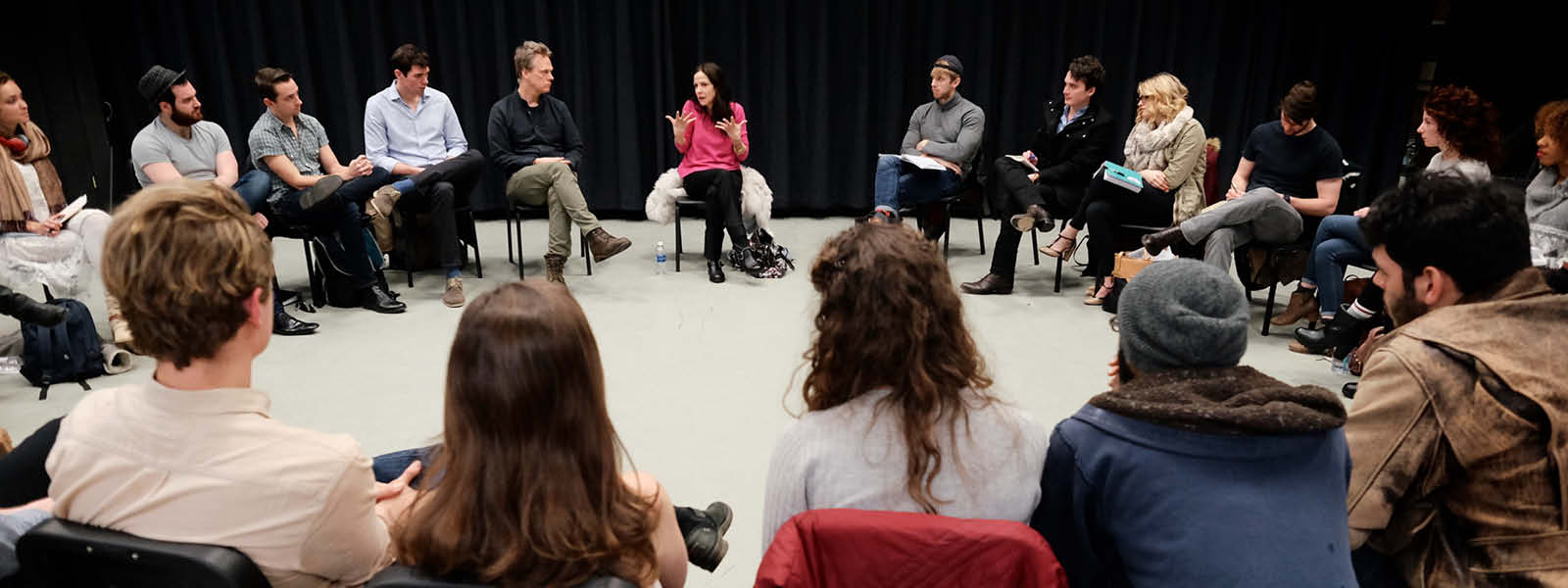 Mary-Louise Parker during a guest artist visit to UNCSA