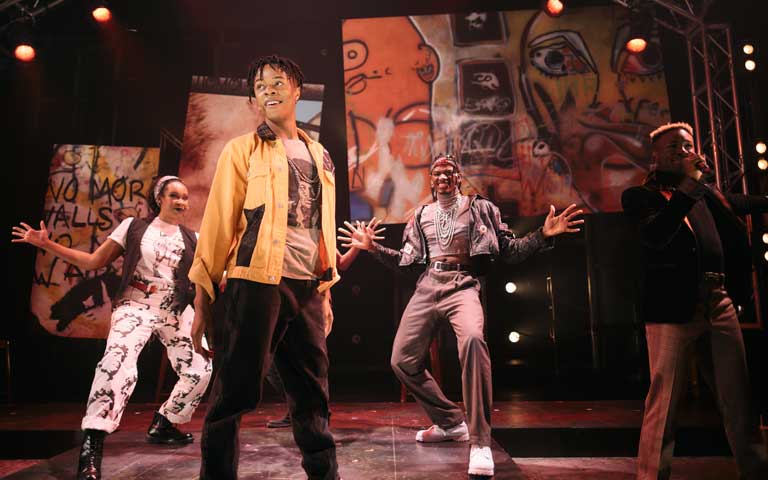 Students in "Passing Strange"