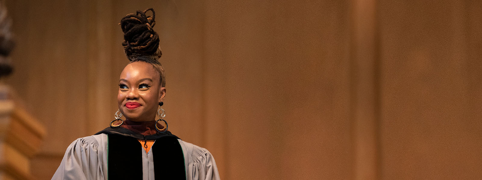 Camille A. Brown receives honorary doctorate at UNCSA commencement / Photo: Allison Lee Isley