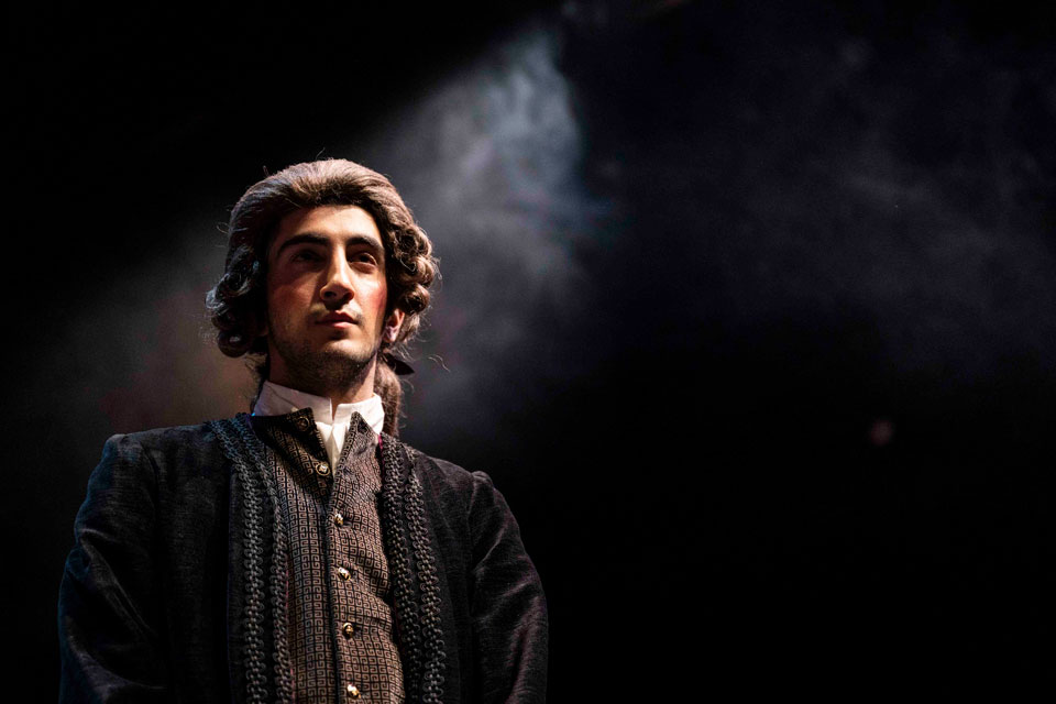 UNCSA Drama production of "Amadeus" / Photo: Allison Lee Isley