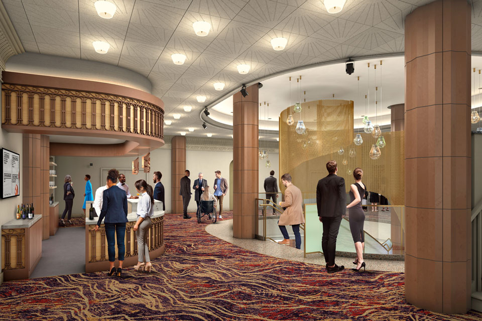 Stevens Center renovation rendering