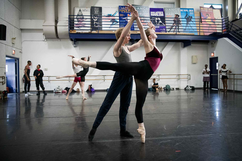 UNCSA students prepare for "Firebird" / Photo: Cherylynn Tsushima