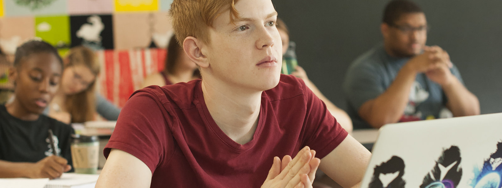 Undergraduates in academic class